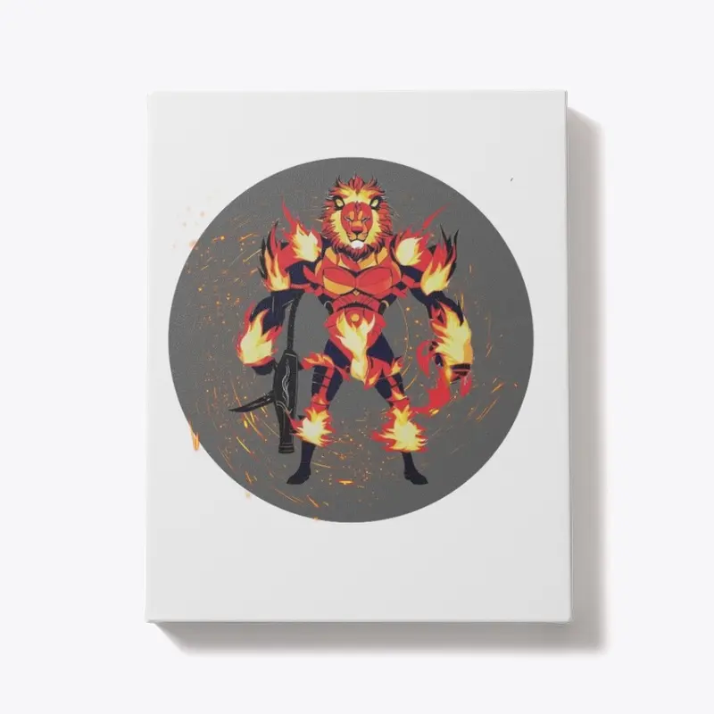 Fire Lion Leo Zodiac Warrior 1